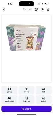 Rolife Mysterious World Bloomy House -DS002 Miniature Model Kit - Image 1 of 2