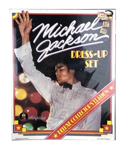 VINTAGE SEALED Michael Jackson Dress-Up Set Deluxe Collectors Edition 1984 - Picture 1 of 4