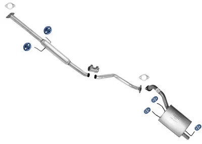 Sistema de escape silenciador trasero tubo resonador para KIA Spectra sedán 2,0 L 2008 2009 Foto 1 de 4
