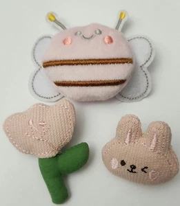 Mothers And Daughters' Or Girls Pink Hair Clips Set Bee Flower Rabbit - Picture 1 of 10