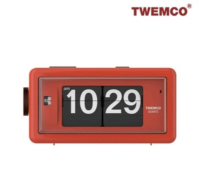 TWEMCO AL-30 (Red) NEW /Alarm Table Flip Clock from KOREA - Image 1 of 4