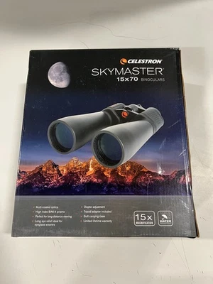 Celestron SkyMaster 15x70mm Binocular - Black - Image 1 of 2