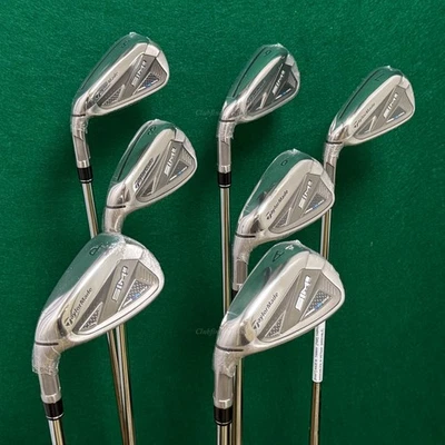 NEW LH TaylorMade SIM 2 MAX 5-AW Iron Set KBS Max MT 85 Steel Stiff - Image 1 of 4