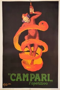 Original Decorative Advertising Poster - Campari The Aperitif - Spiritello - Picture 1 of 3