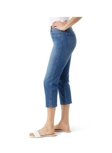 Women’s GLORIA VANDERBILT  Shape Effect High Rise Pull-on Capri Jeans Size 8 NWT - Picture 1 of 5