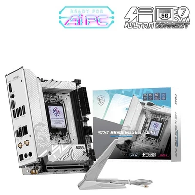 MSI MPG B860I EDGE TI WIFI Intel Mini-ITX Motherboard - image 1 of 4