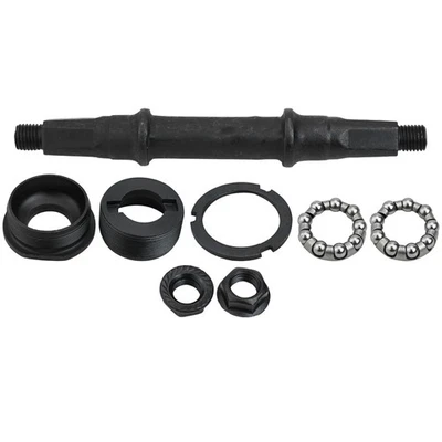 Square Hole Design Bicycle Axle Kit with Cups and Bearings Easy Assembly - Image 1 of 4