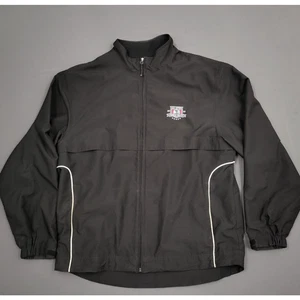 US Open Pebble Beach 2010 Golf Jacket Mens Medium M Long Sleeve Full Zip Black * - Picture 1 of 19