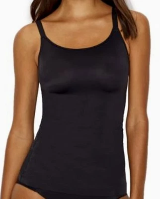 MAIDENFORM Cover Your Bases Black Lt Control Cool Comfort Camisole Top S M L XL - Image 1 of 4