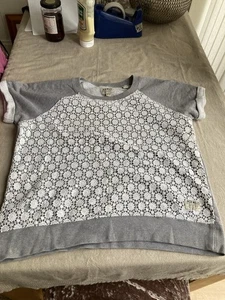 Jack Wills Grey Sweat Top Size 12 - Picture 1 of 4