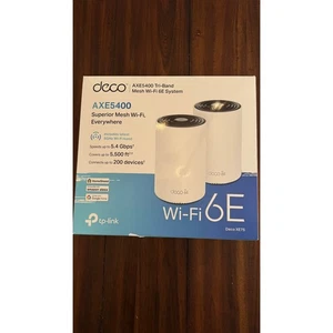 TP-Link Deco XE75 AXE5400 WiFi 6E Mesh System (Pack de 2) WiFi Dead-Zone Killer - Photo 1/9