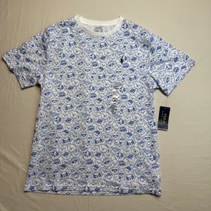 Polo Ralph Lauren Boys XL (18-20) Polo Bear All-Over Cotton Jersey Tee NWT  - Picture 1 of 11