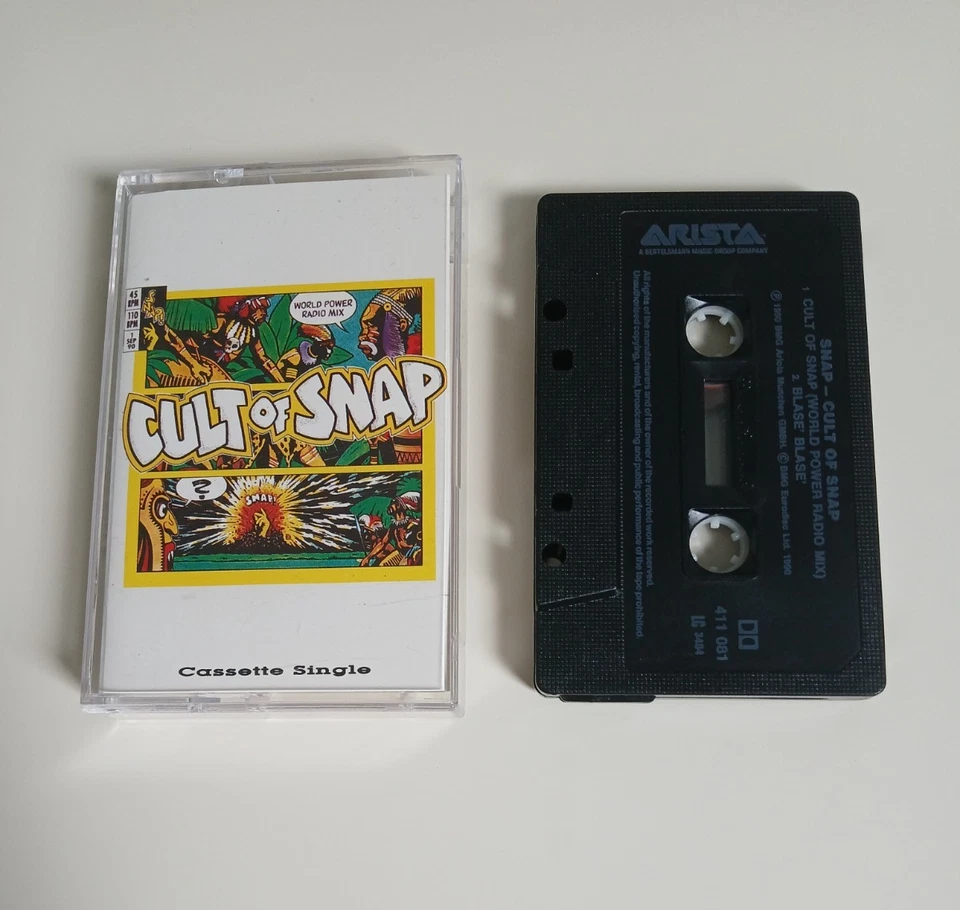 SNAP CULT OF SNAP CASSETTE TAPE SINGLE ARISTA BMG 1990 - Image 1 of 1