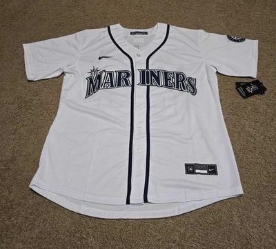 Camiseta cosida blanca para hombre XL Cal Raleigh Seattle Mariners #29 nueva con etiquetas Foto 1 de 2