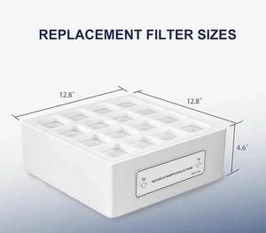 Filtro de repuesto Hyper HEPA H12/H13 compatible con purificador de aire HealthPro 1 pieza - Imagen 1 de 2