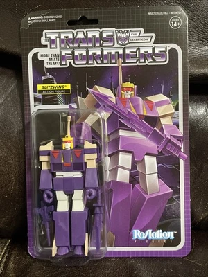 Blitzwing transformers Super 7 3.75 Reaction Action Figure 2020 - Image 1 of 4