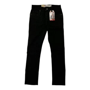 Levi’s Boys 510 Skinny Fit Stretch Black Jeans Size 14 Reg (27x29) Slim NWT - Picture 1 of 5