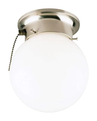 Luminária de teto Westinghouse 67208 níquel escovado 11,81 A x 6 L x 6,5 pol. P - Imagem 1 de 2
