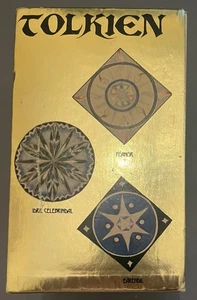 Tolkien Hobbit Lord of the Rings Paperback Golden Foil Box Set 4 Books 1976 - Picture 1 of 17