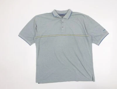 Cypress Point Mens Blue Polyester Blend Polo Size XL Collared Button - Image 1 of 4