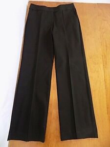  NWT Women's Ann Taylor Gramercy Fit Pants Sz 6 Black Straight Cotton Stretch