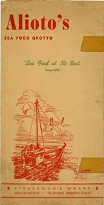 MENÜ - ALIOTO'S SEA FOOD GROTTO - Meeresfrüchte vom Feinsten seit 1921, San Francisco - Bild 1 von 6