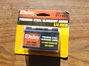 Daisy Powerline Premium Steel Slingshot Ammo 1/4" dia - Picture 1 of 2