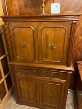 Real wood Handmade Cupboard/ Great for storage / Brown and multiple doors