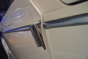 4pcs Deluxe Hinge Covers Fit Beetle BUG Type 1 stainless steel Mirror Polish - Picture 1 of 3
