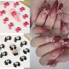 10Pcs 3D Nail Art Decoration Heart Diamonds Bowknots DIY Manicure Accessories