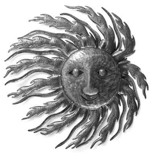"Blowing In The Wind" Sun Face Fair Trade Wall Art - Picture 1 of 1