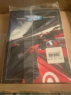 2012 Indy 500 NEW Program in Plastic + 100th Annv. Yearbook Sealed IMS NICE FIND - Image 1 of 4