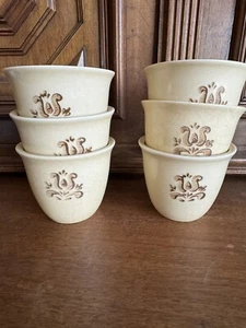 Vintage Pfaltzgraff Village Set of 6 Custard Cups - Picture 1 of 4