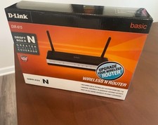 D-Link N300 108 Mbps 4-Port 10/100 Wireless N Router (DIR-615) - With Power Cord