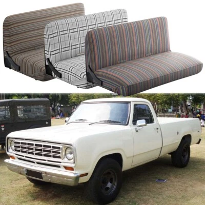Saddle Blanket Front Car Bench Truck Seat Covers For Dodge D100 D200 D300 Series Foto 1 de 4