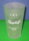 Berghoff Pint Beer Glass Joseph Huber Brewing Co Monroe Wisconsin Frosted Eagle