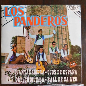 LOS PANDEROS,THE TAMBOURINES, GUANTANAMERA+ OJOS DE ESPANA+OLE,OLE, CHIQUILLA+45 - Picture 1 of 3