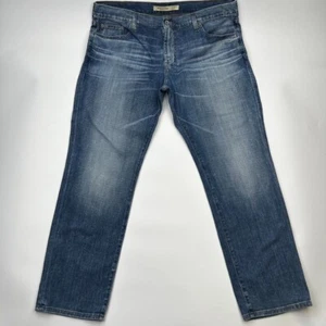 Pantalones de mezclilla rectos BIG STAR para hombre Division azul 40S 40X30 algodón grunge - Imagen 1 de 9