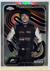 2024 Topps Chrome F1 #26 Ritomo Miyata Future Stars Sepia Refractor - Picture 1 of 2