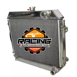 Aluminum Radiator For 1971-1974 Toyota Corolla L4 1.2L 1.6L MT 1972 1973 2-ROW - Picture 1 of 6