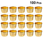  100 Pcs Baking Cupcake Wrappers Bakery Package Supplies Small