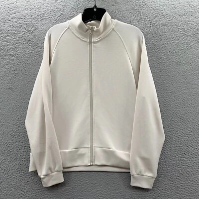 Chaqueta MAGASCHONI para mujer grande cremallera completa blanca crema Foto 1 de 4