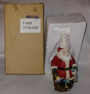 Brand New Vintage Christmas Holiday Santa Soap Dispenser Bottle Ceramic Rare - Picture 1 of 3
