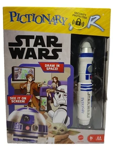 Pictionary Air Star Wars Family Drawing Game Kids & Adults R2-D2 Light Pen NEW - Picture 1 of 6