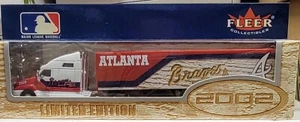 Camión remolque tractor fundido a presión Atlanta Braves 2002 Fleer 1:80. Nuevo en caja - Imagen 1 de 1
