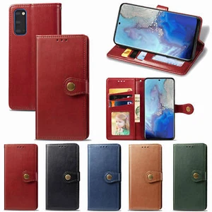 Flip Leather Wallet Phone Case Cover For Samsung A80 M40S A51 S20 S20+ S6 7 Edge - Picture 1 of 15