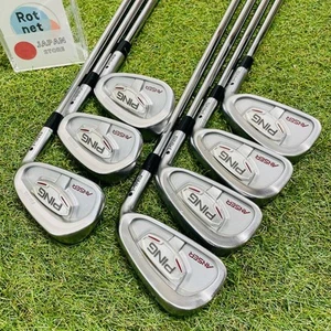 Juego de hierro forjado Ping Anser 4-9+W 7 piezas Brack dot S Flex Modus Tour120 eje golf - Imagen 1 de 24