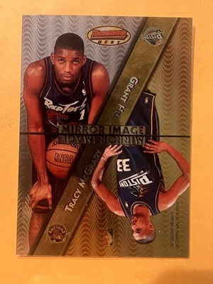 1997 Bowman's Best Mirror Image Grant Hill Tracy McGrady RC Kevin Garnett #M15 - Image 1 of 2