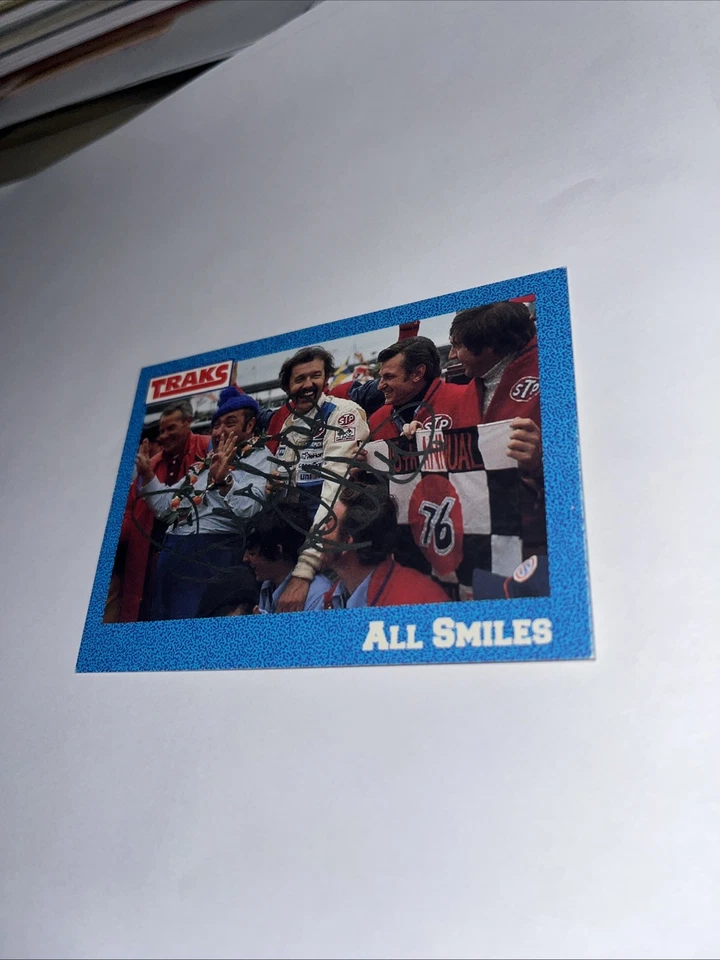 Tarjeta Traks firmada por Richard Petty Foto 1 de 1