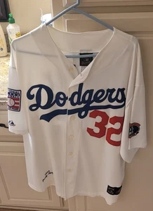 LOS ANGELES DODGERS USED HOME SANDY KOUFAX MAJESTIC AUTHENTIC JERSEY - SIZE XXL - Bild 1 von 5